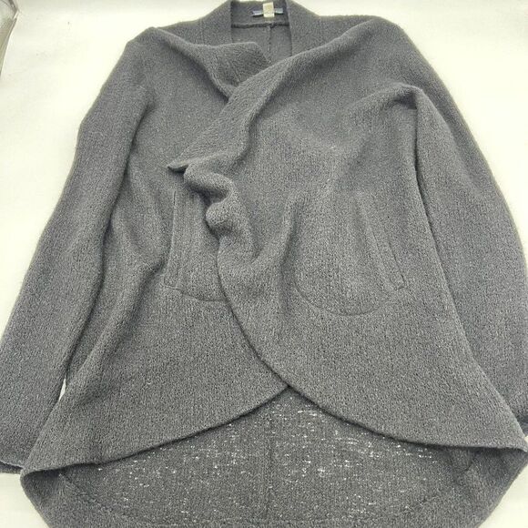 Jack Rogers Black Large Open Cardigan loose knit - Picture 1 of 5